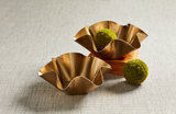 Brass Ruffle Bowl Set