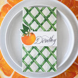 Green Lattice Guest Napkins