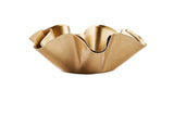 Brass Ruffle Bowl Set