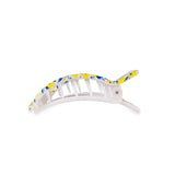 Teleties Flat Square Limoncello Medium Hair Clip