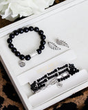 Silver Coal Bracelet