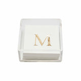Initial Acrylic Napkin Holder Set