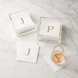 Initial Acrylic Napkin Holder Set