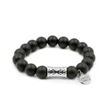 Silver Coal Bracelet