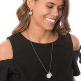 Benedictine Blessing Gold Rim Necklace