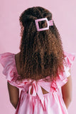 Wrapped In Ribbons Large Flat Square Hair Clip