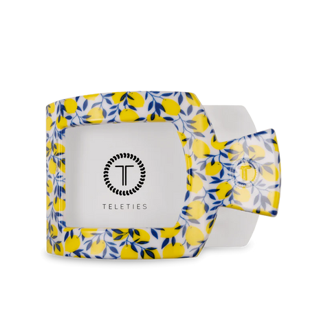 Limoncello Large Flat Square Hair Clip