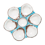 Oyster Plate - Turquoise