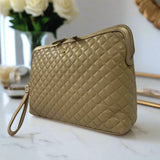 Updated Litt Makeup Case - Nude & Gold