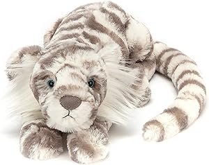 Jellycat Sacha Snow Tiger Small