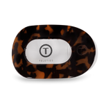Tortoise Large Flat Round Hair Clip