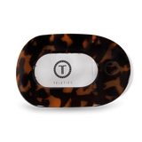 Tortoise Large Flat Round Hair Clip