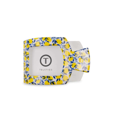 Teleties Flat Square Limoncello Medium Hair Clip