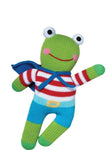 Freddy the Flying Frog Knit Doll 12” Plush