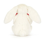 Bashful Red Love Heart Bunny Original