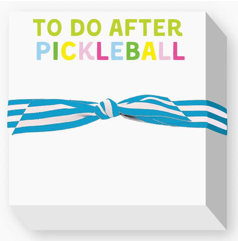 TO DO AFTER PICKLEBALL CHUBBIE NOTEPAD