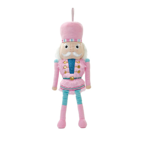 Nutcracker Pink Plush Ornament