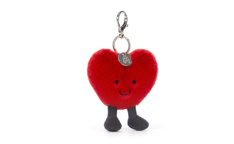 Amuseables Heart Bag Charm Jellycat