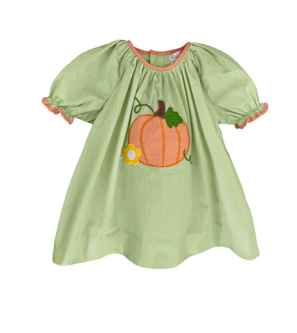Pumpkin Appliqué Dress