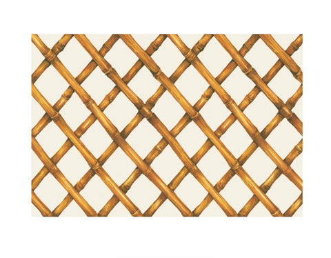 Bamboo Lattice Thanksgiving Placemat