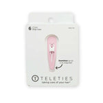 Teleties Pearly Pink 6 Count Snap Clip