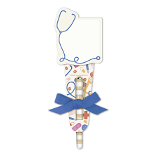 Sticky Pad with Pen- Stethoscope