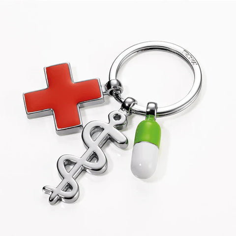Get Well Medical Charms Keyring