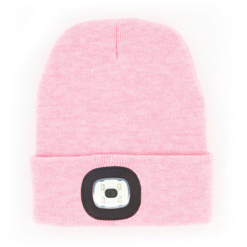 Night Scope Rechargeable LED Beanie-Pink