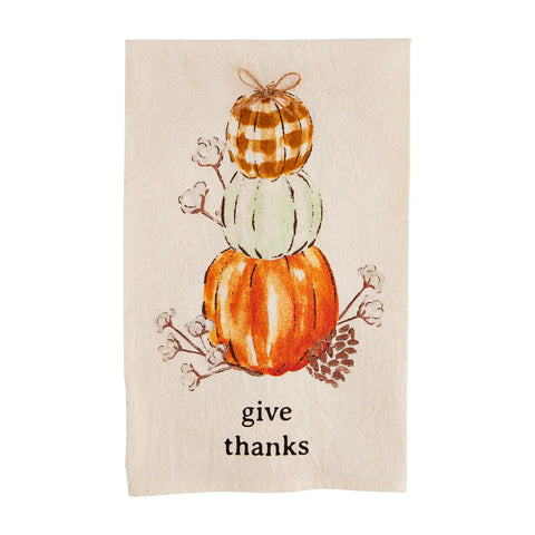 Give Thanks Flour Sack Towel