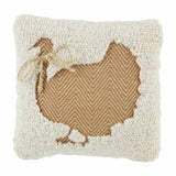 Turkey Small Hooked Pillow