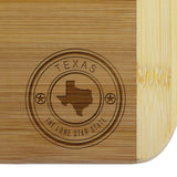 Texas Shaped Stamp Bar Board