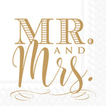 Mr. And Mrs. Paper Cocktail Napkins