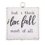 Mini Gallery "I Love Fall" Print