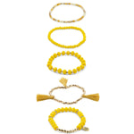 Mustard Bracelet Set