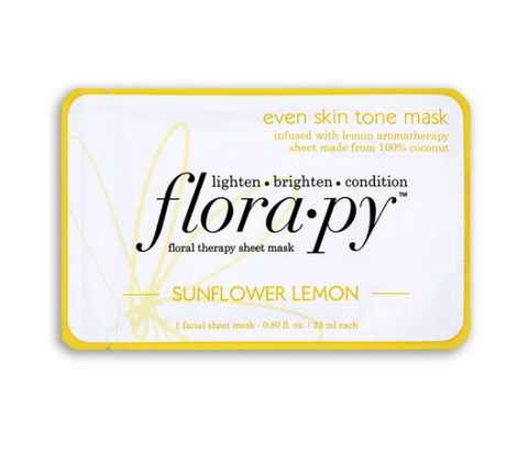 Even Skin Tone Aromatherapy Sheet Mask - Sunflower Lemon