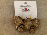 Bee Beaded Earrings